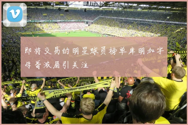 即将交易的明星球员榜单库明加字母哥浓眉引关注